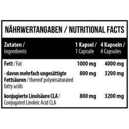 CLA kapsulės MST 1000 mg, 92 kapsulės