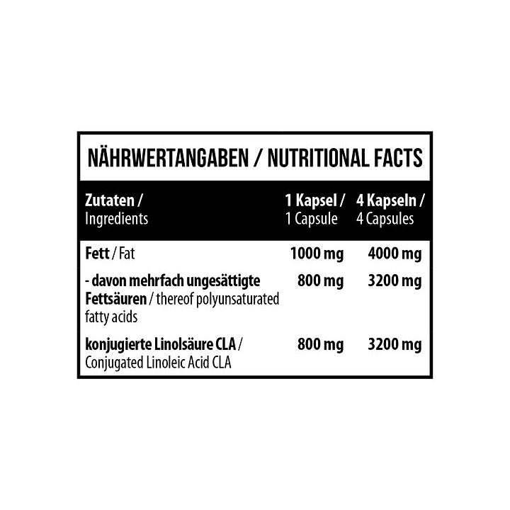 CLA kapsulės MST 1000 mg, 92 kapsulės