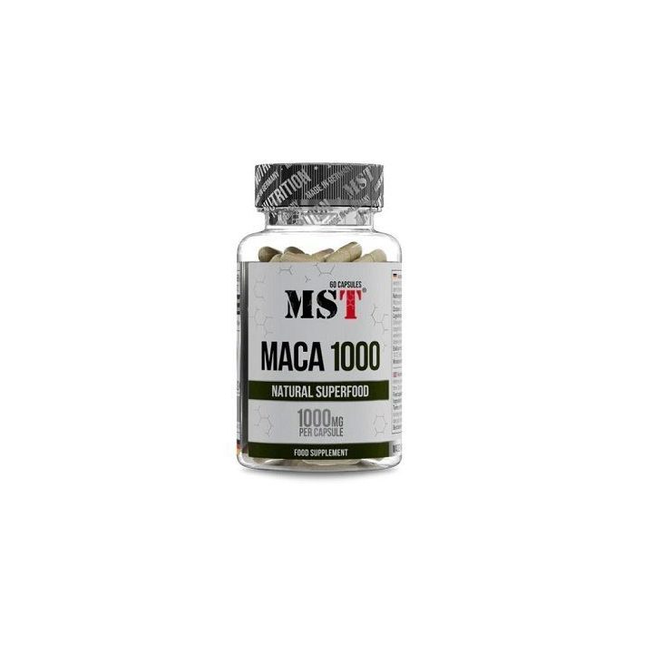Maca kapsulės MST Maca 1000 mg 60 kapsulių