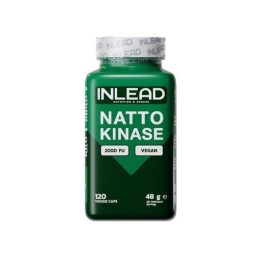 Nattokinazės kapsulės INLEAD 120 veganiškų kapsulių