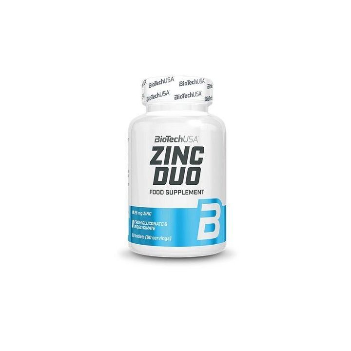 Cinko tabletės BioTech Zinc Duo 60 vnt.