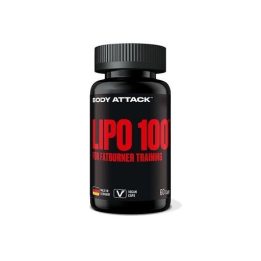 Maisto papildas kapsulėmis Body Attack Lipo 100 60 kapsulių