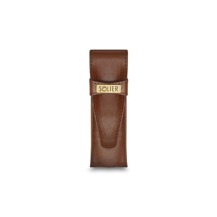 Odinis vyriškas rašiklio dėklas VINTAGE BROWN