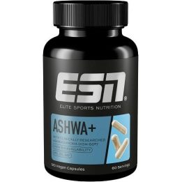 Ashwagandhos kapsulės ESN Ashwa+ 60 kapsulių