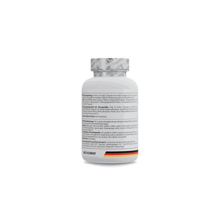 Ašvagandos kapsulės MST KSM-66® 120 kapsulių