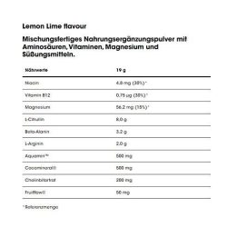 Treniruočių booster Optimum Nutrition Platinum Pump 380 g, citrinų ir laimų skonio
