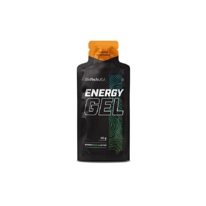 Energijos gelis BioTechUSA 12 × 40 g, apelsinų skonio