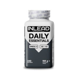 Omega-3 kapsulės INLEAD Daily Essentials 240 minkštųjų kapsulių