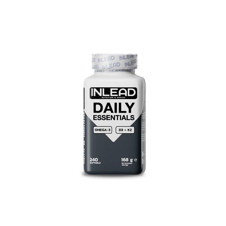 Omega-3 kapsulės INLEAD Daily Essentials 240 minkštųjų kapsulių