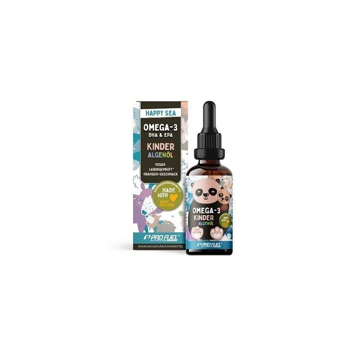 Vaikų omega-3 aliejus ProFuel Happy Sea 50 ml, apelsinų skonio