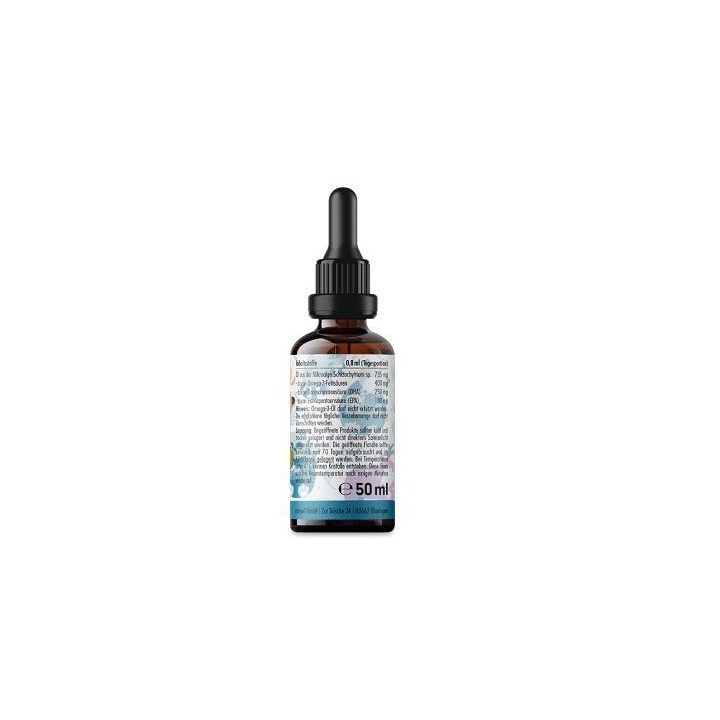 Vaikų omega-3 aliejus ProFuel Happy Sea 50 ml, apelsinų skonio