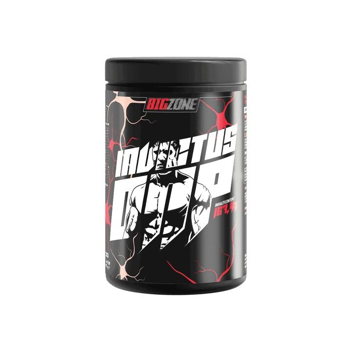 Maisto papildas su augaliniais ekstraktais, vitaminais, mineralais ir kofeinu Big Zone Invictus D.N.P. Max Madsen Signature