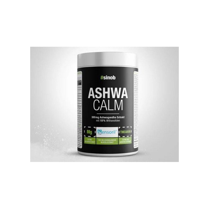 Maisto papildas kapsulėmis Sinob Ashwa Calm su ashwagandha 120 kapsulių