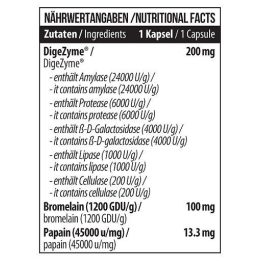 Virškinimo fermentų kapsulės MST Enzymes 120 kapsulių
