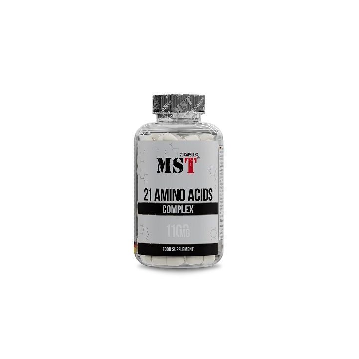 Amino rūgščių kapsulės MST 21 Amino Acids 120 kapsulių
