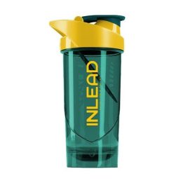Shakeris INLEAD Shieldmixer 700 ml, žaliai geltonas