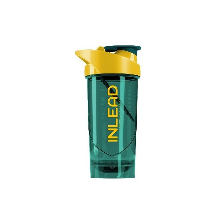 Shakeris INLEAD Shieldmixer 700 ml, žaliai geltonas