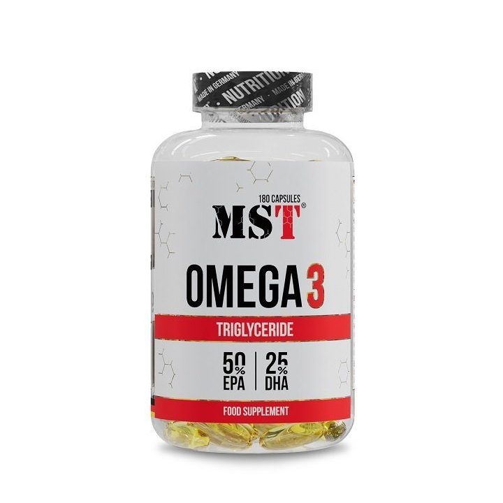 Omega-3 trigliceridai MST 180 kapsulių