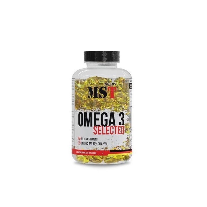 Omega-3 kapsulės MST Omega 3 Selected 240 vnt.