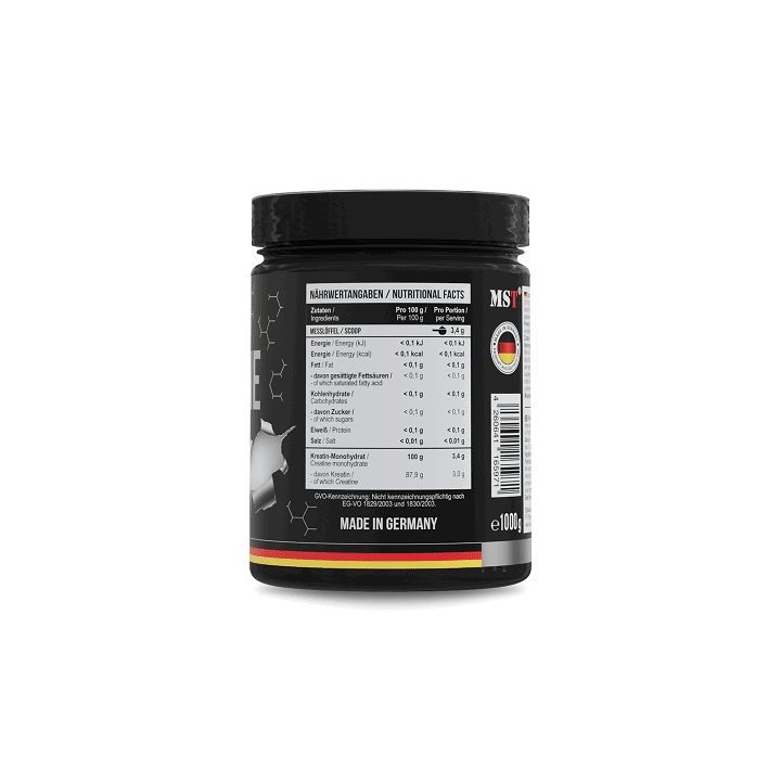 Kreatino monohidrato milteliai MST 1000 g