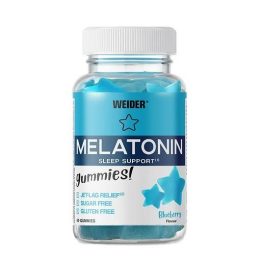 Melatonino guminukai Weider 60 vnt., mėlynių skonio