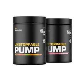 Pre-workout milteliai Dedicated Unstoppable Pump 405 g, tropinių vaisių skonio