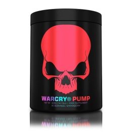 Pre-workout pump milteliai Genius Nutrition Warcry Pump 400 g, braškių skonio