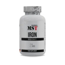 Geležies bisglicinato kapsulės MST Iron Bisglycinate 120 kapsulių