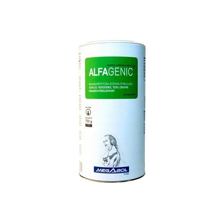 Treniruotės booster MEGABOL ALFAGENIC 750 g, citrinų skonio