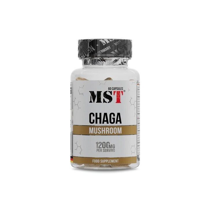 Čagos grybo kapsulės MST 60 kapsulių, 1200 mg