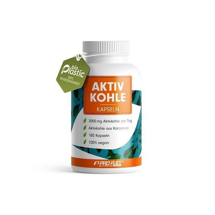 Aktivintos anglies kapsulės ProFuel 180 kapsulių