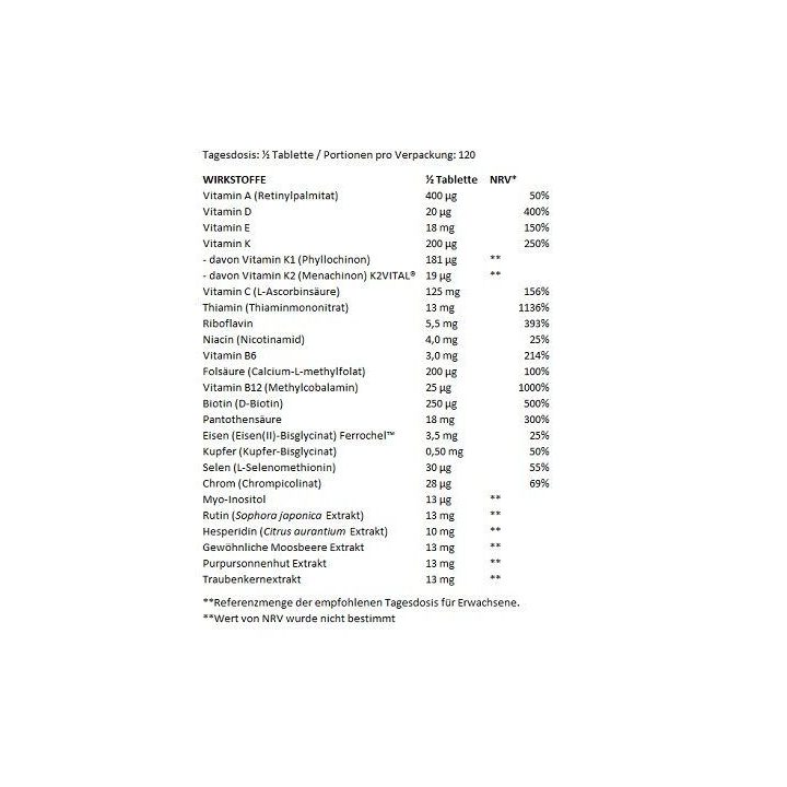 Moterims skirtas multivitaminų kompleksas BioTech 60 tablečių