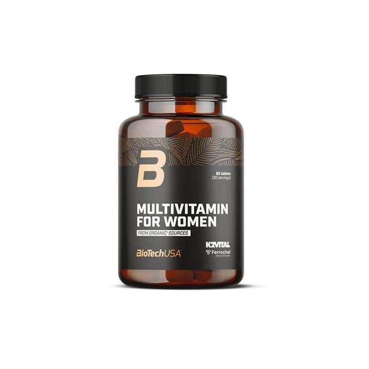 Moterims skirtas multivitaminų kompleksas BioTech 60 tablečių