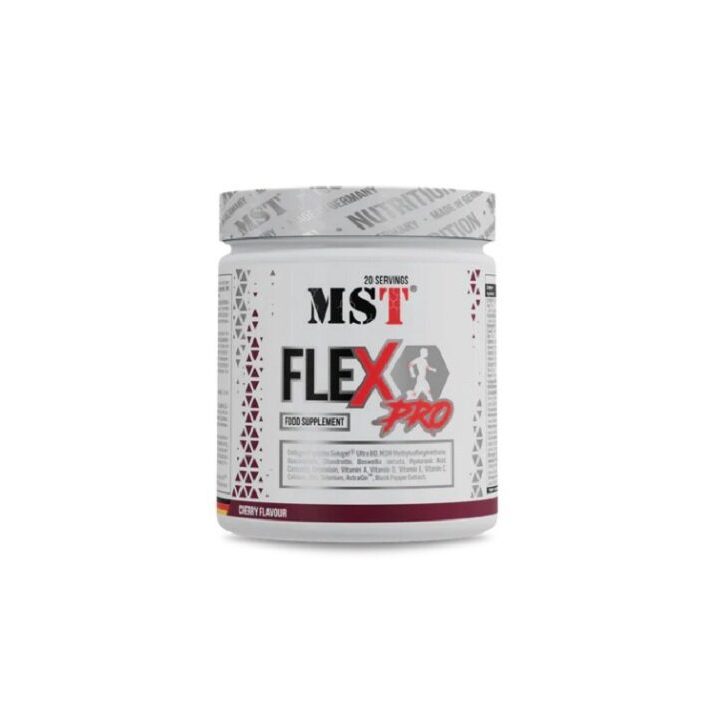 Sąnarių ir kaulų papildas MST Flex Pro 300 g, vyšnių skonio