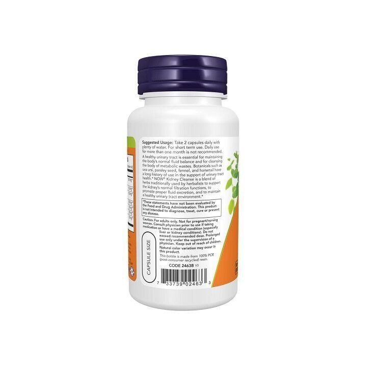 NOW Foods Kidney Cleanse 90 veganiškų kapsulių