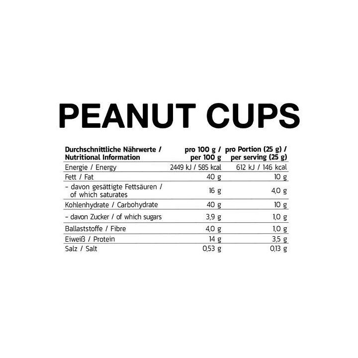 Žemės riešutų spurgytės INLEAD Peanut Cups 15 × 50 g