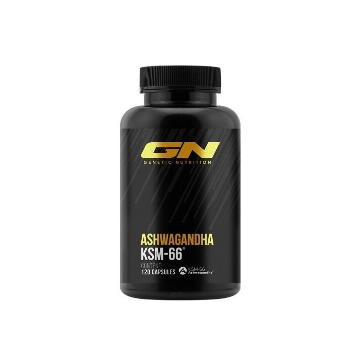 Ašvagandos KSM-66® kapsulės GN 120 kapsulių