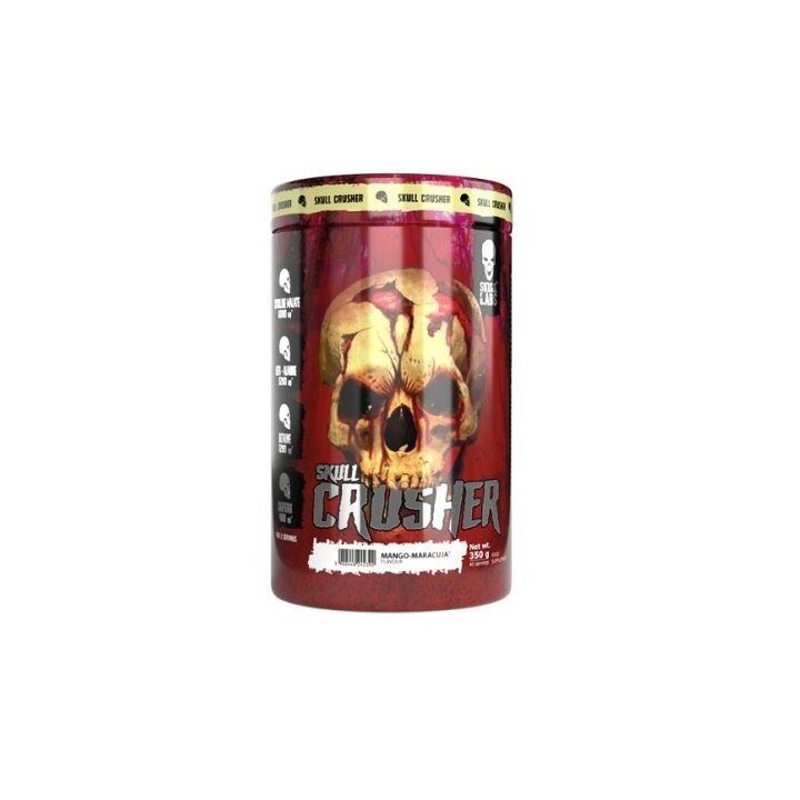 Pre-workout milteliai Skull Labs Skull Crusher PROBEN 10 × 17,5 g, mangų ir marakujų skonio