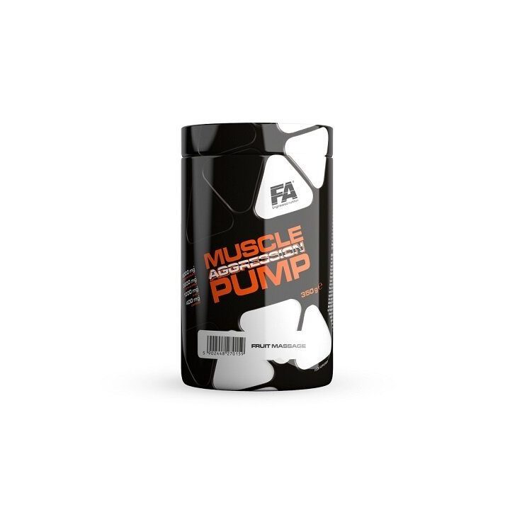 Treniruočių booster FA Nutrition Muscle Pump Aggression PROBEN 10 × 17,5 g, mišrus rinkinys