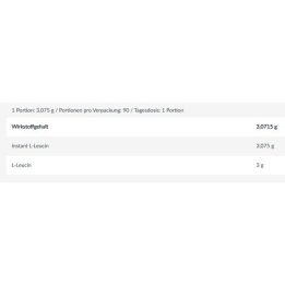 Amino rūgštys BioTech 100% Instant L-Leucine 277 g