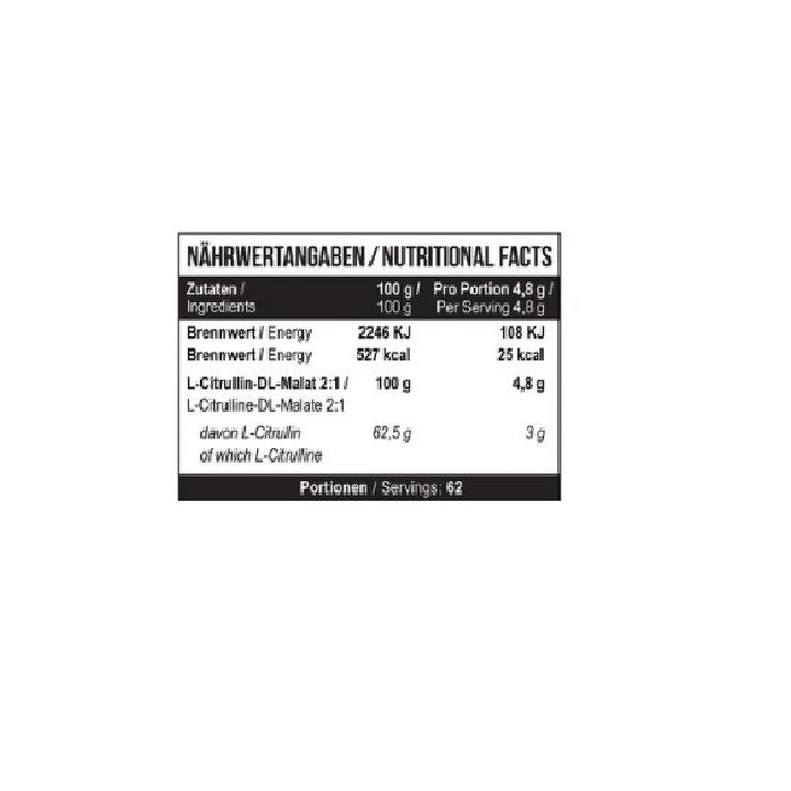 Citrulino malato milteliai MST 300 g, beskoniai