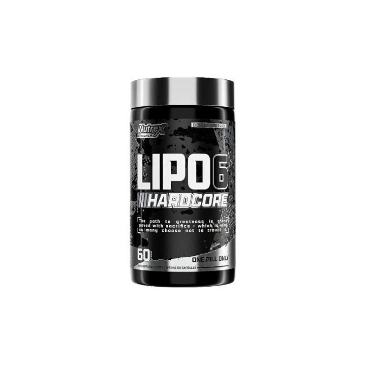 Maisto papildas kapsulėmis Nutrex LIPO-6 Hardcore 60 kapsulių