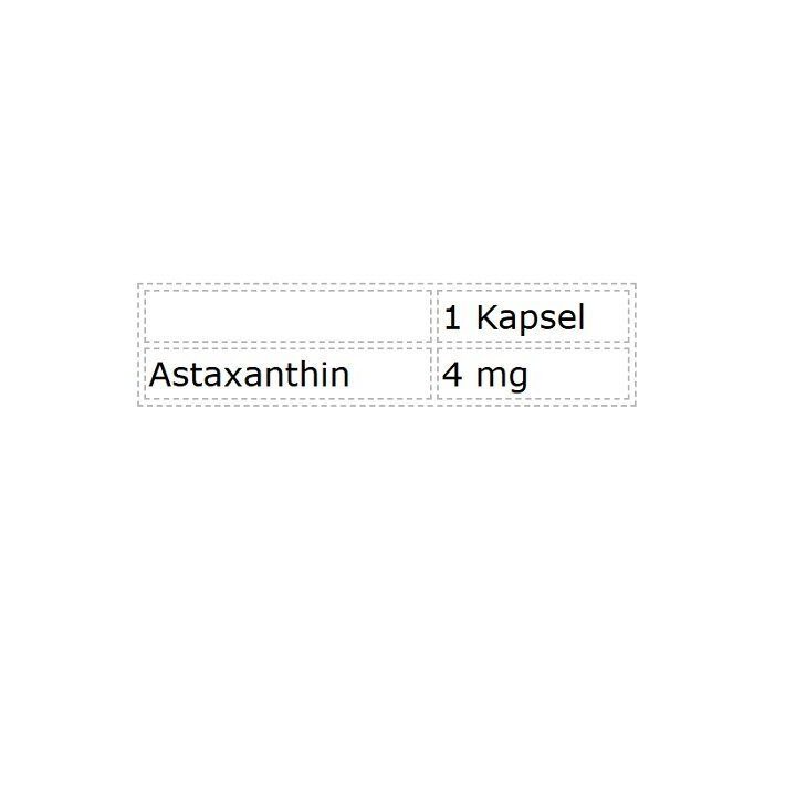 Astaksantino kapsulės Nutrend 60 kapsulių