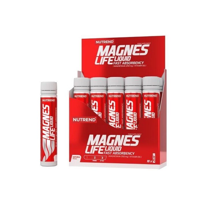 Magnio ir vitamino B6 shot Nutrend Magneslife 10 × 25 ml