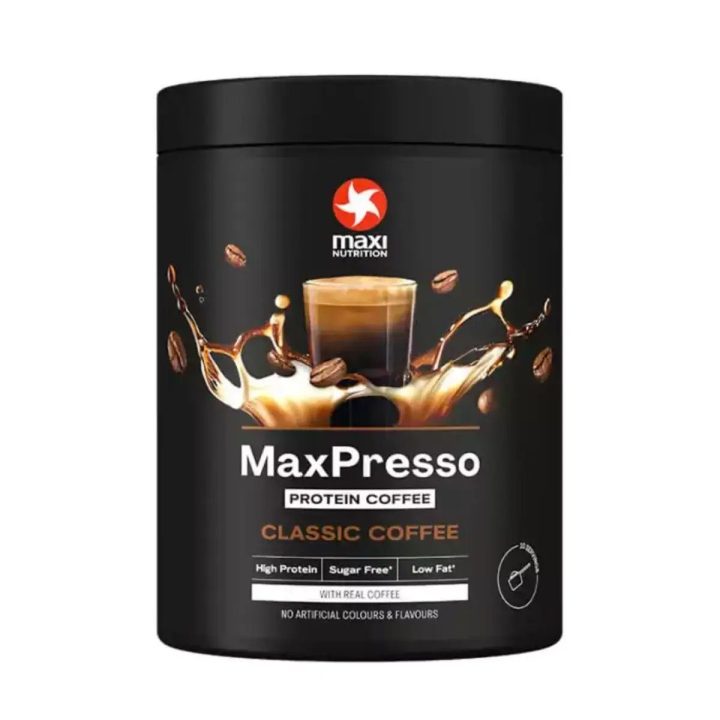 Baltyminė kava MaxiNutrition MaxPresso 300 g, klasikinio kavos skonio