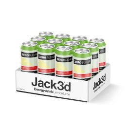 Treniruočių booster gėrimas USP Labs Jack3d Energy 12 × 500 ml, Lemon Lime