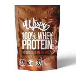 Išrūgų baltymų milteliai Wispy Whey 100 1000 g, šokolado kokteilio skonio
