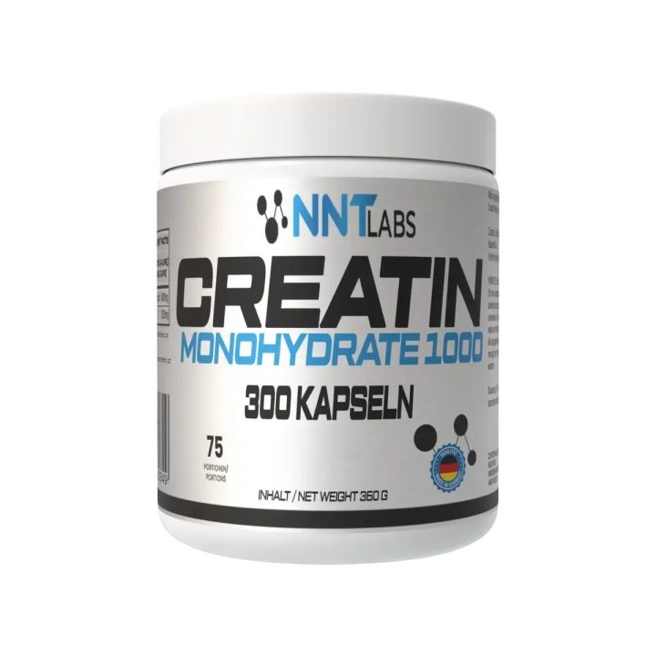 Kreatino monohidrato kapsulės NNT Labs Creatin Monohydrate 1000 300 kapsulių