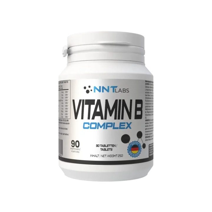 Vitaminų B kompleksas NNT Labs 90 tablečių