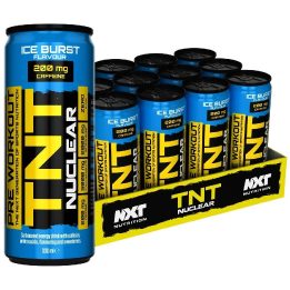 Pre-workout shot NXT Nutrition TNT Nuclear 12 × 330 ml, Ice Burst skonio